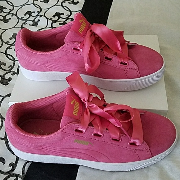Puma Shoes Puma Pink Snickers Shoes Poshmark